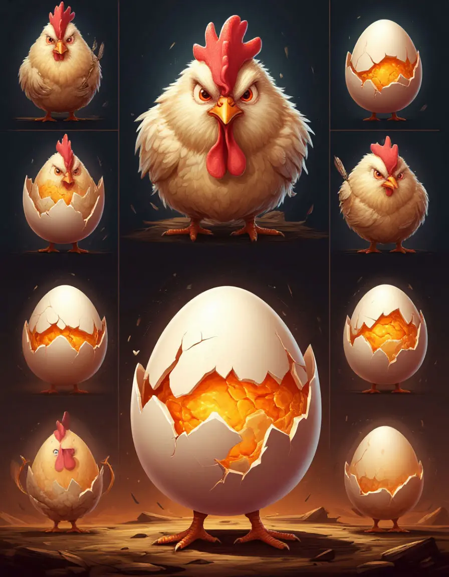 Hatching sequence visual